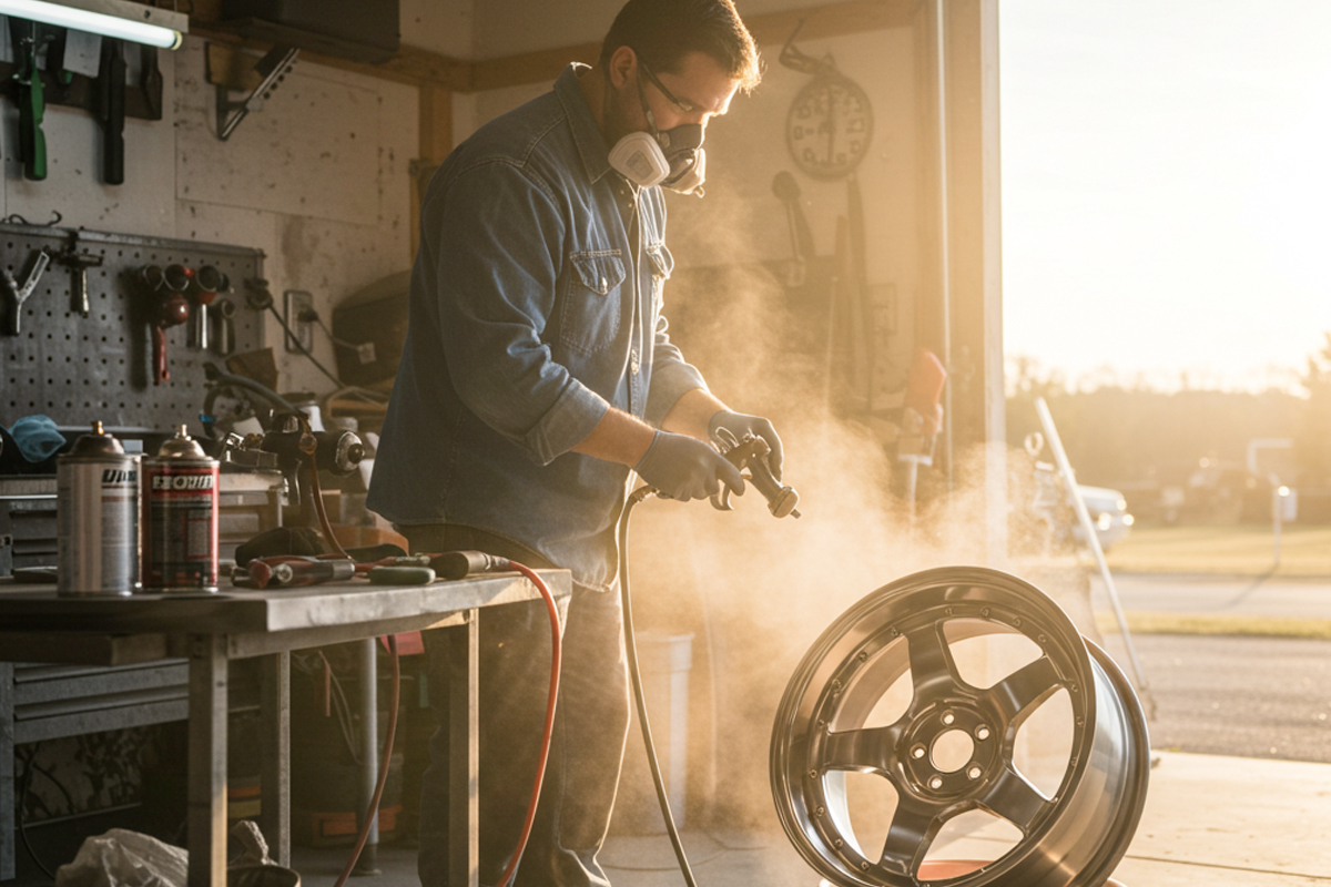 zelf velgen poedercoaten