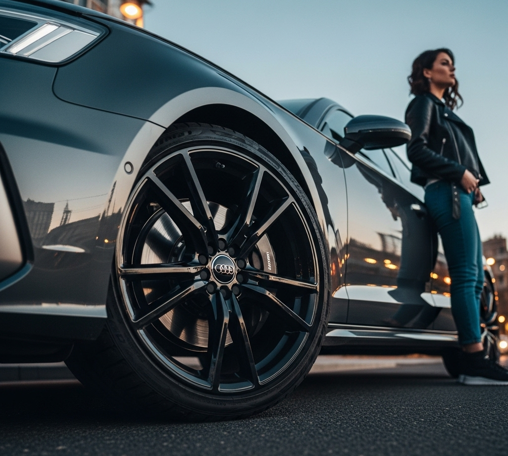 Velgen poedercoaten in de kleur zwart